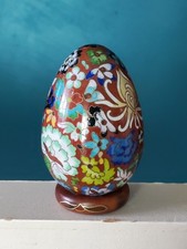 Oeuf en émail cloisonné