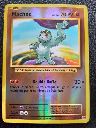 Carte pokémon machoc - carte,