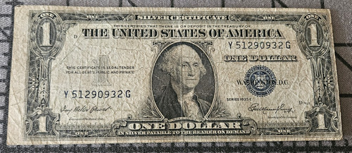 1935 silver certificate - us,