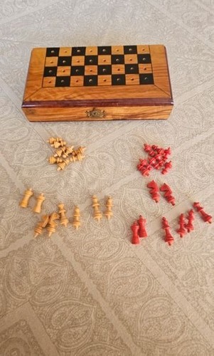 Jeu échec voyage - jeu, bois