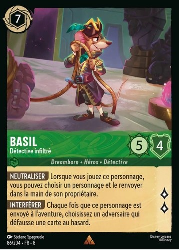 Lorcana basil détective - basil,