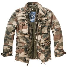 Brandit Veste Homme Militaire M-65 GIANT Parka 2 En 1 Jacket Woodland