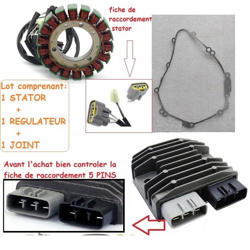 Stator regulateur joint - stator, +