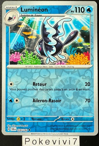 Carte pokemon lumineon - carte, 036/142