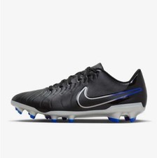 Nike Chaussures Football Unisexe Legend 10 Club Fg / MG - 040 (Noir/Chrome-Hyper