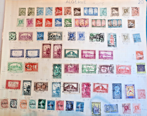 Ref 1051 timbres poste - ref.1051-,