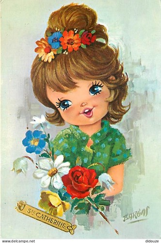 Carte postale enfants - carte,