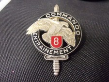 Insigne Brevet du Centre d'Entrainement Commando n° 8 - CEC - Pont Saint-Vincent