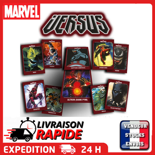 Carte marvel versus - carte, panini