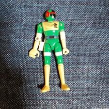Power Rangers Choudenshi Bioman Chogokin Figurine Green BANDAI Vintage 1984