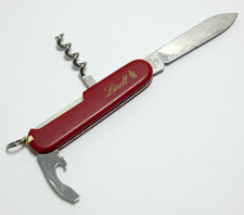 COUTEAU SUISSE PUBLICITAIRE LINDT OFFICIER SUISSE VICTORINOX STAINLESS ROSTFREI