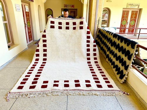 Tapis laine berbère - tapis,