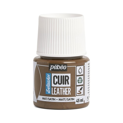 Peinture pour cuir - , et