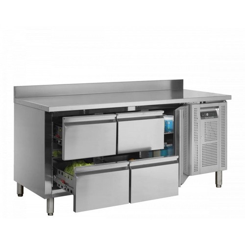 Comptoir saladette inox
