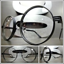 Lunettes De Vue Rétro Vintage Pour Hommes Et Femmes, Monture Noire Ronde