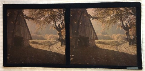 Autochrome vue stéréo ferme - stÉrÉo,