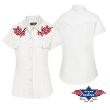Chemise Stars & Stripes Été Western Chemise Country Style