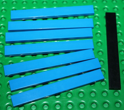 Lego lot tile 1x8 ref - lego,