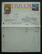 FACTURE 1925 Bougie EYQUEM