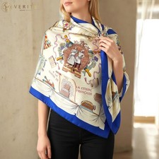 RARE VINTAGE HERMES Soie Scarf