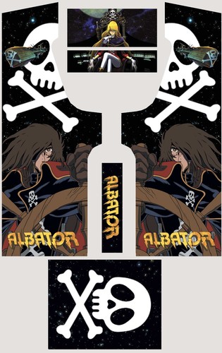 Stickers albator modèle - modèle, 2