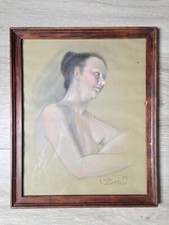 Dessin fusain technique mixte