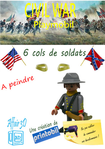 Custom playmobil acw - playmobil,