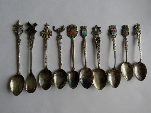 Lot cuillères souvenir - lot, de