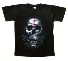Shirt skull death noir - t,