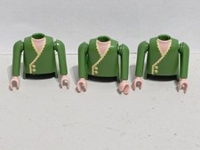 PLAYMOBIL X3 CORPS BRAS VERTS