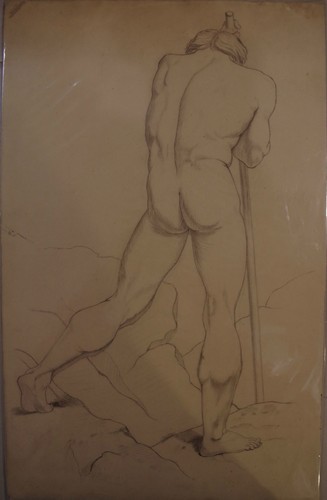 Dessin etude homme - dessin, modele