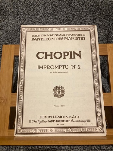 Chopin impromptu opus 36 - 2e,