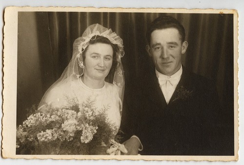 Portrait studio couple - , mariés