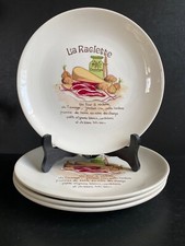 4 assiettes La raclette Moulin