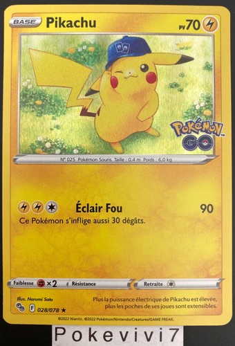 Carte pokemon pikachu 028 078 - pikachu, 028/078