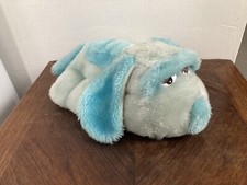 doudou peluche chien bleu