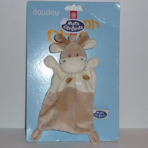 Doudou vache mots - d'enfants,