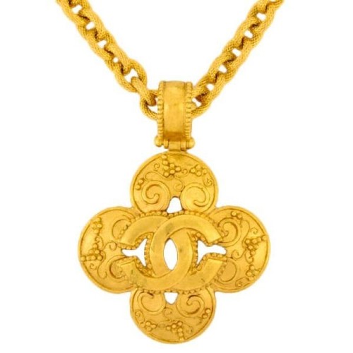 Collier pendentif chanel - collier,