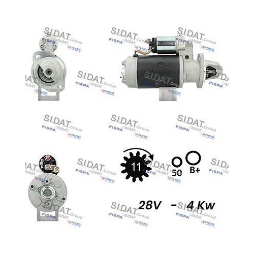 Démarreur sidat s24bh0100a2 - démarreur,