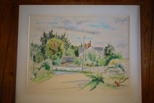 Aquarelle dignimont paysage - aquarelle,