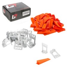 Carreaux Système de Nivellement 3000x Haut Zuglaschen 1mm+600x Cale Force