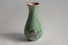 Vase céramique et étain