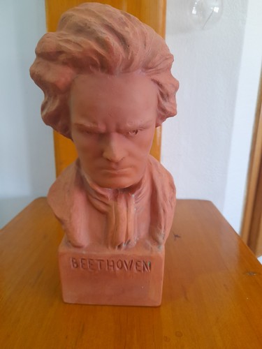 Buste beethoven terre cuite - buste,