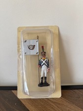 Hachette Soldat de plomb porte drapeau 13e Rgt voltigeur jeune garde 1814