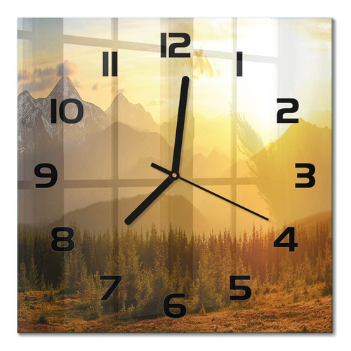Horloge murale carrée design - horloge,