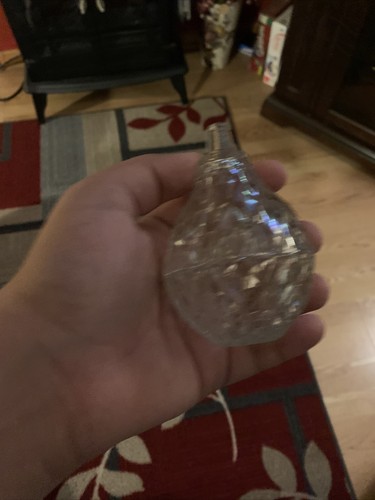 Pear crystal cut glass - pear,