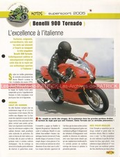 BENELLI 900 Tornado 2005 Joe Bar Team Fiche Moto #000489