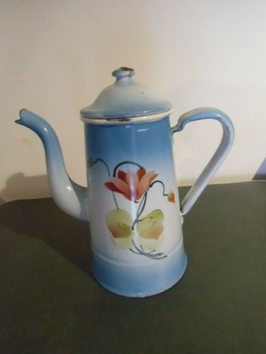 Ancienne cafetiere emaillee - ancienne,