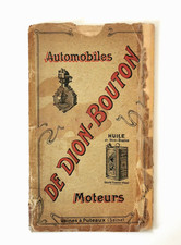 DE DION BOUTON Carte routière environs de PARIS