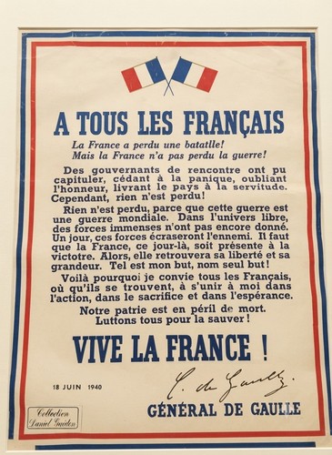 Affiche historique appel du - affiche,